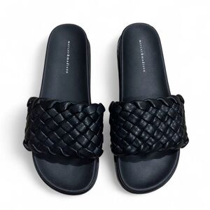 Mercer Madison Braided Slide Sandals, like new